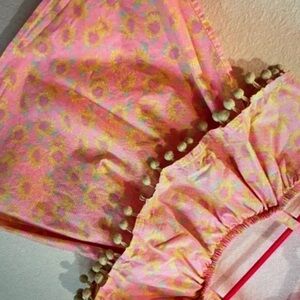 Tommy Bahama Pink and Yellow Kids Casual Dress